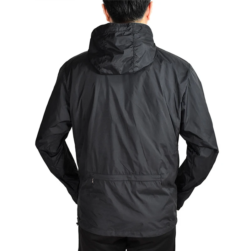 Ультралегкая Мужская велосипедная куртка с капюшоном Водонепроницаемая дышащая