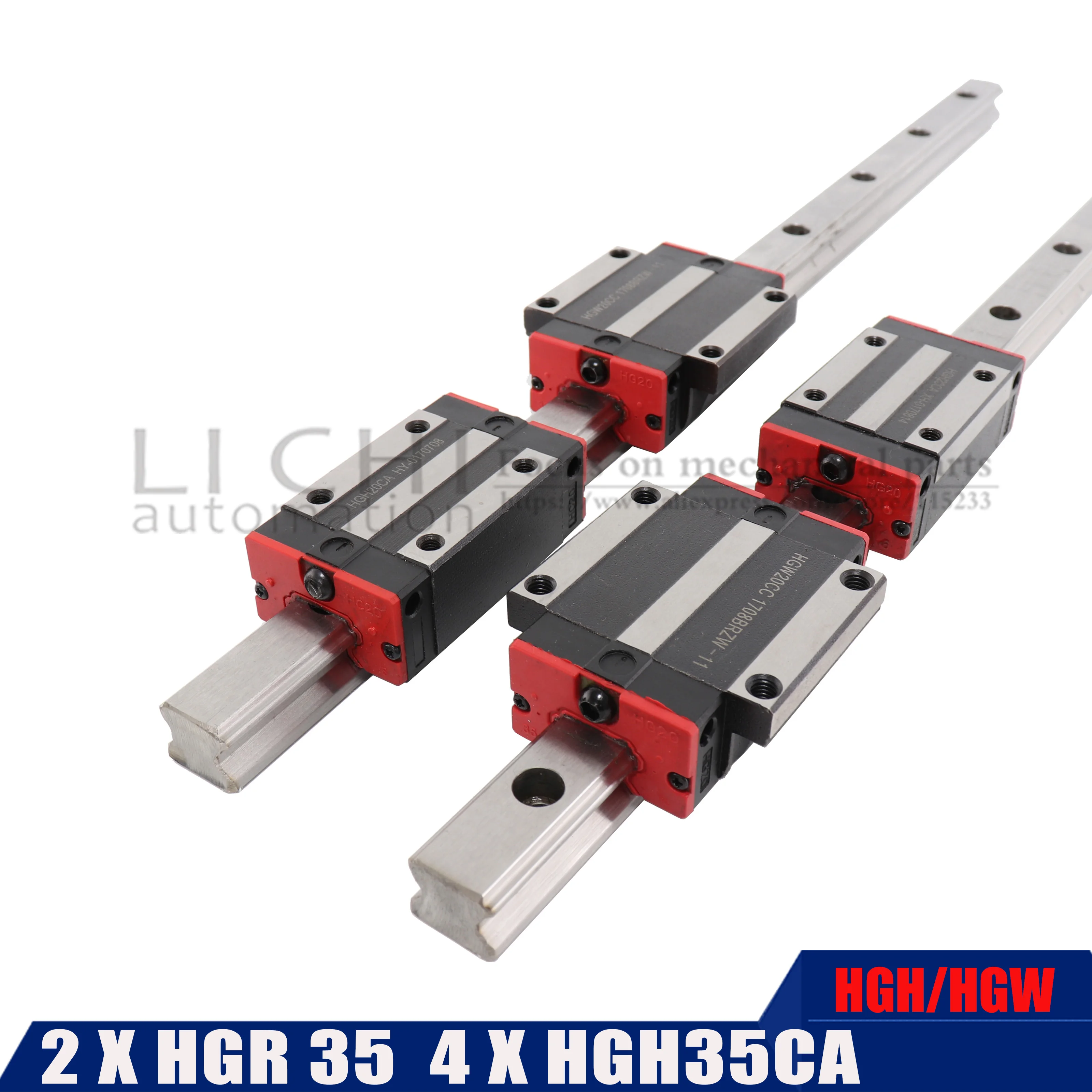 11000 1700 мм 2 шт. линейная направляющая HGH35 и 4 HGH35CA или HGW35CC линейные направляющие cnc