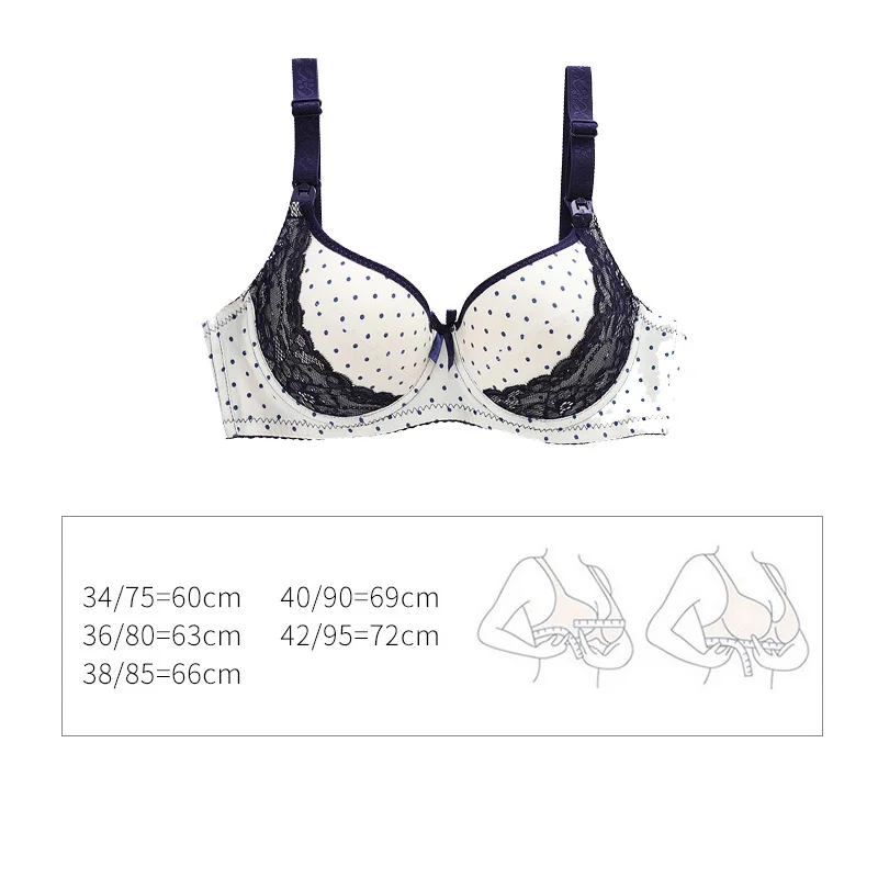 

Sexy Push Up Bras Front Closure Solid Color Dot Brassiere Wireless Bralette Breast Seamless Bras For Women Underwear
