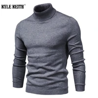 new winter mens sweaters casual turtle neck solid color warm slim turtleneck sweaters pullover size s 2xl