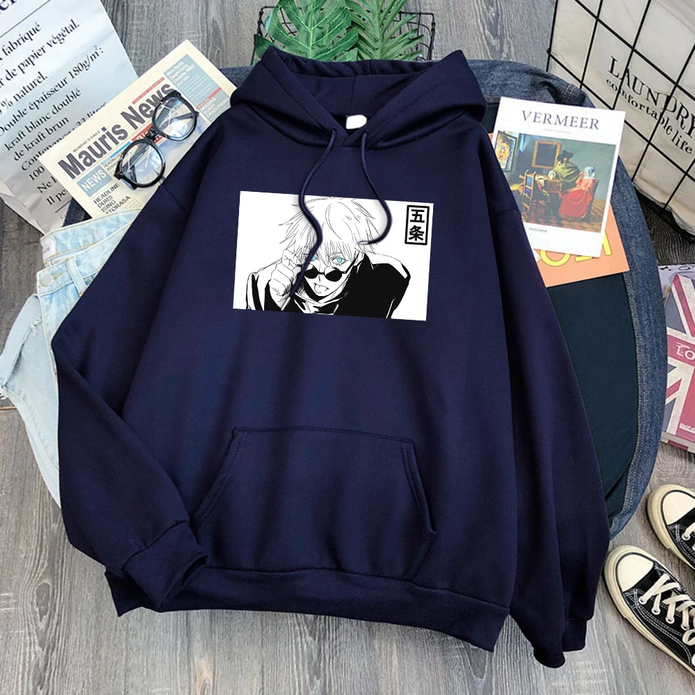 

Comics Jujutsu Kaisen Character Hooded Women Spring 2021 Trendy Hoodies Hip Hop Loose Streetwear Harajuku Fleece Woman Hoodie