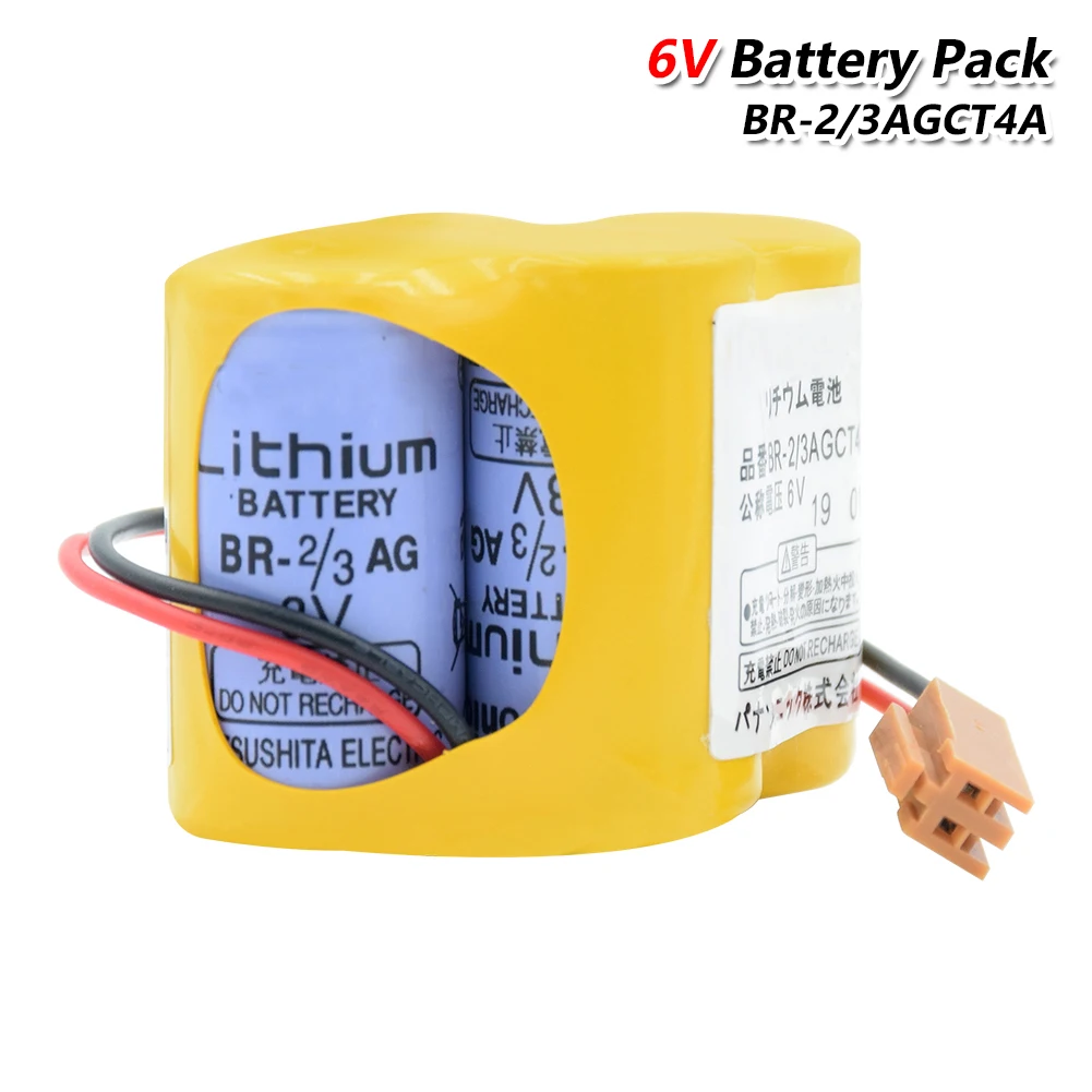 6V BR 2/3AGCT4A сухая батарея A06B 6114 K504 4400mAh PLC резервная литий ионные аккумуляторы с