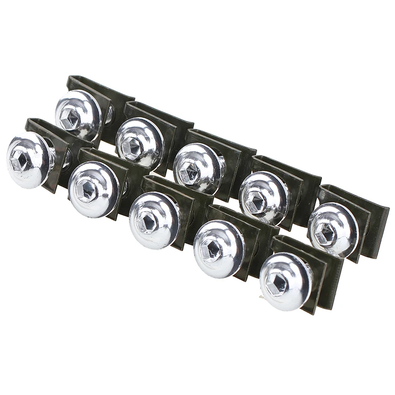 Верхние болты обтекателя из нержавеющей стали POSSBAY 10x гайки обтекатель мотоцикла