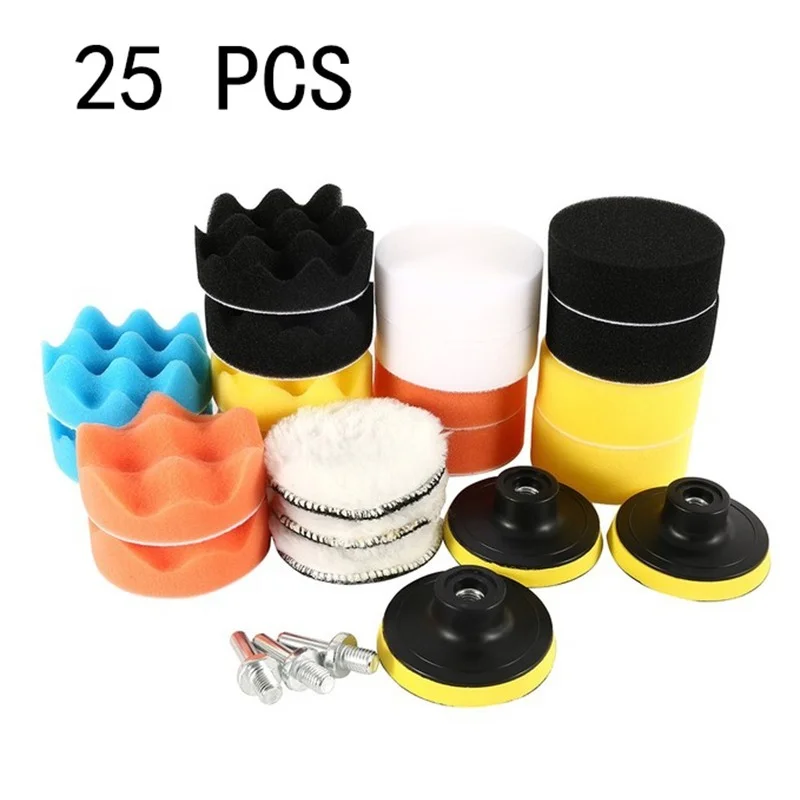 

Самоклеящаяся полировальная губка для автомобиля, 25 шт., 3 дюйма