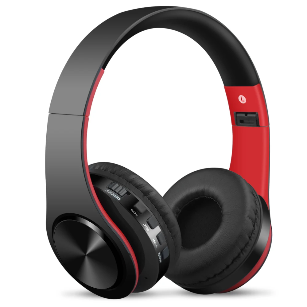 HIFI беспроводные наушники Bluetooth стерео гарнитура Музыкальная FM SD карта спортивные