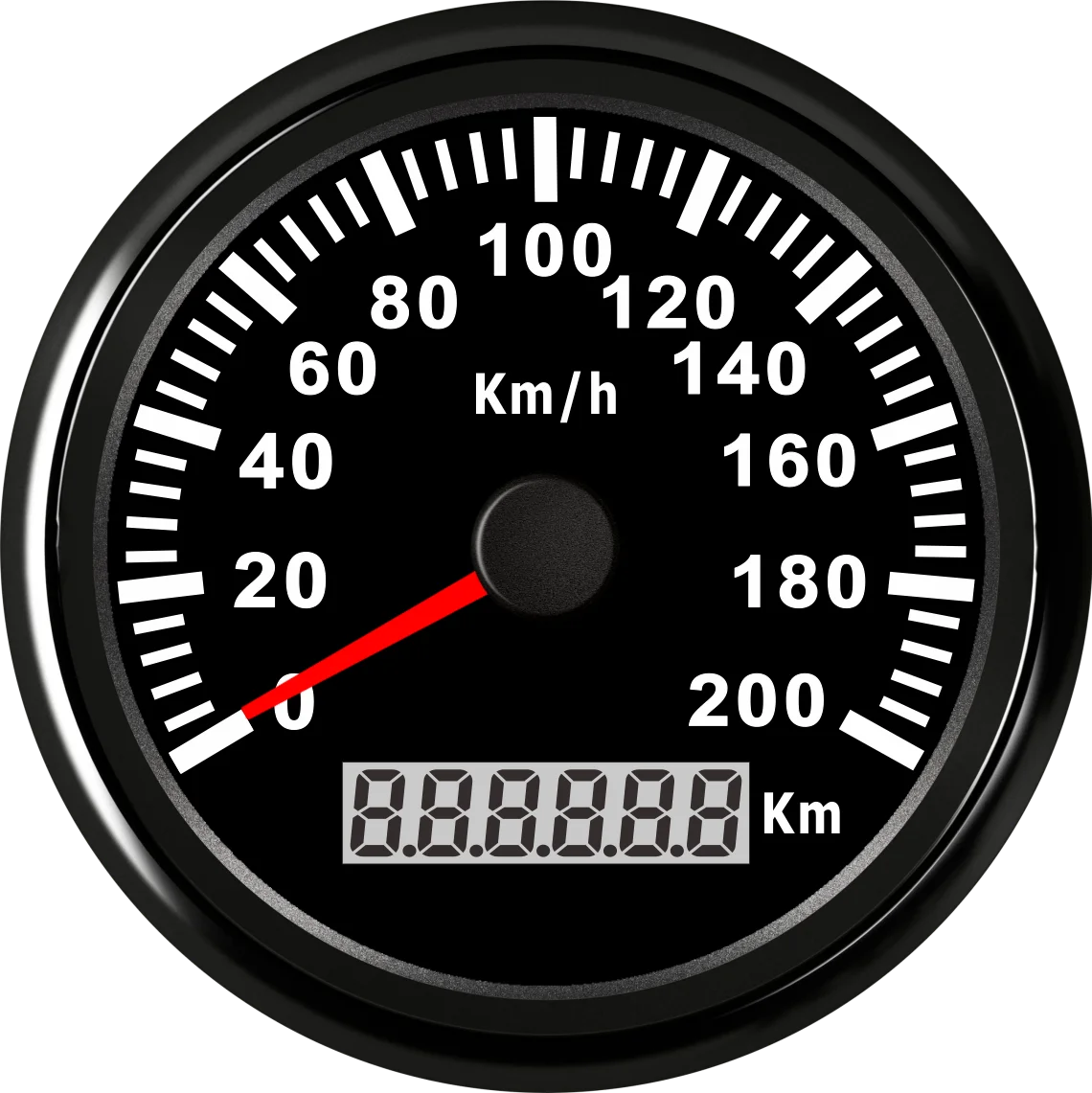 GPS Спидометр SPR SJ серии dn85 мм 200 км/ч для автомобиля грузовика лодки с красной