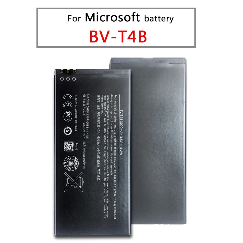 Высокое качество 3000 мАч BV T4B батарея для Nokia Lumia 640XL RM 1096 1062 1063 1064 640 XL