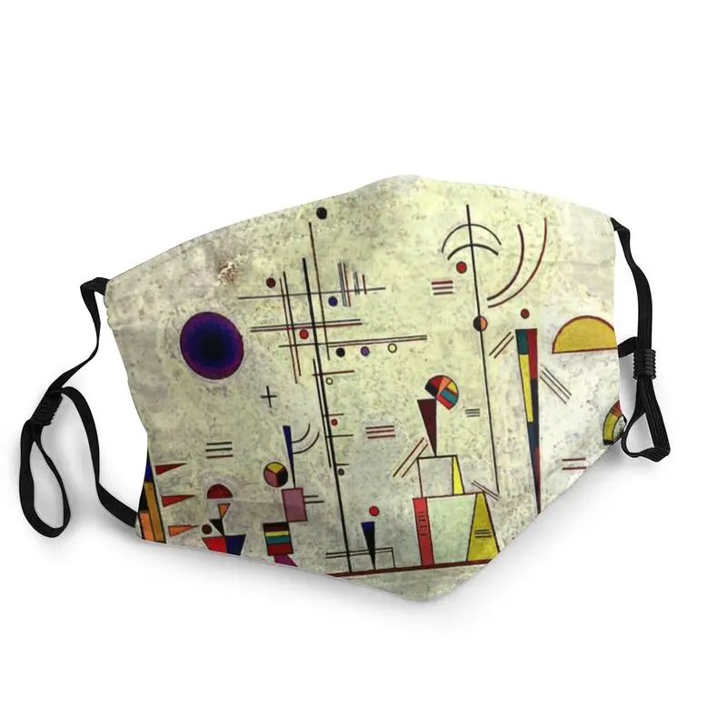 

Wassily Kandinsky Mask Anti Dust Reusable Abstract Art Face Mask Protection Cover Unisex Respirator Mouth-Muffle