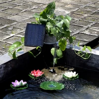 pond pool floating fountain outdoor garden decoration water fountain solar powered pump for household garden supplies