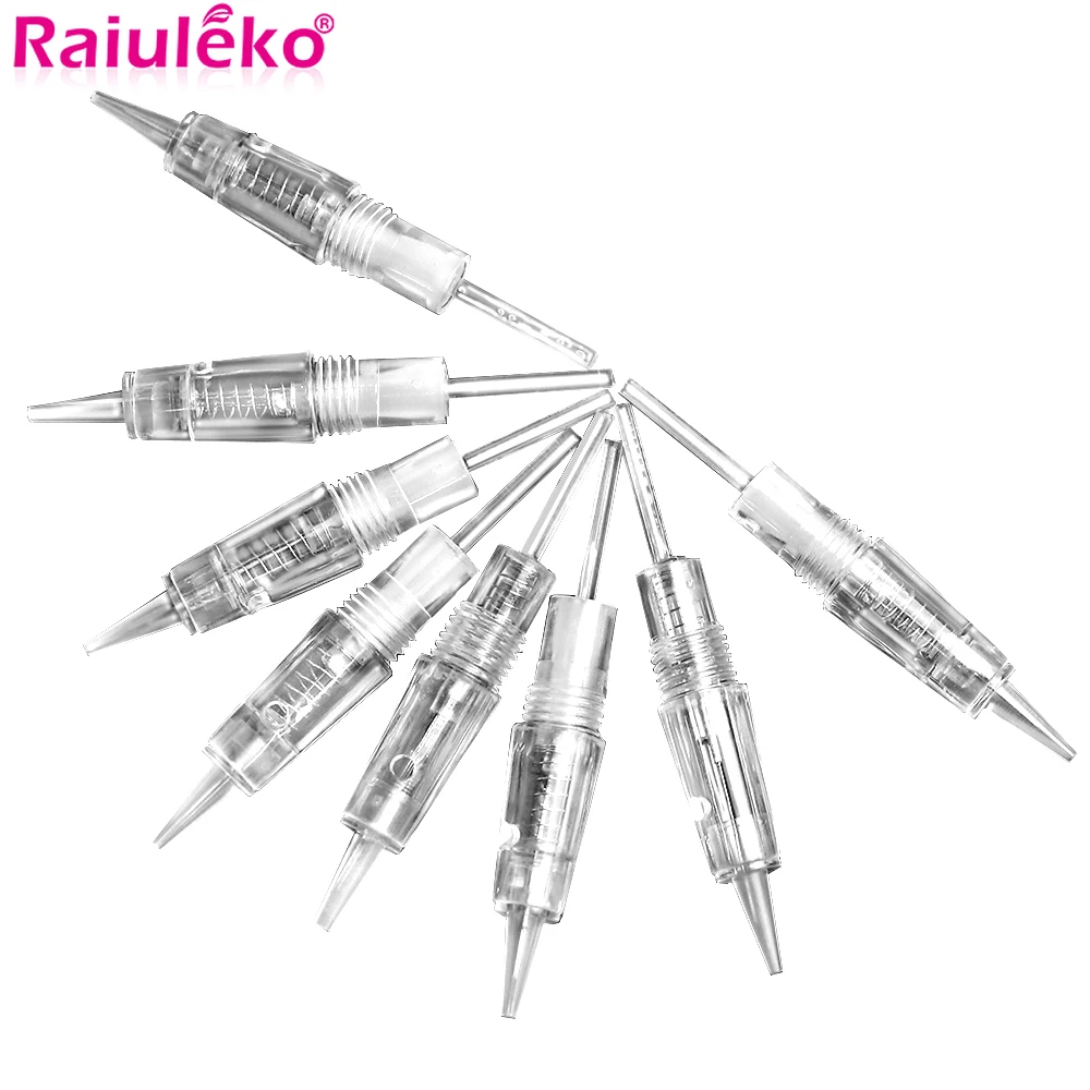 

100/50/20pcs Screw Microblading Needles 1D 1R 2R 3R 3F 5R 5F 7R 7F For Dr.imp MYM Electric Tattoo Pen Tattoo Cartridge Needles