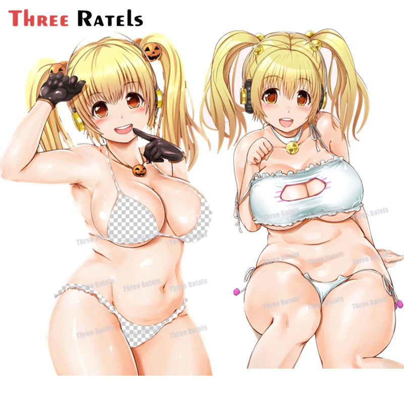 

Three Ratels A114 Waifu BBW Super Pochaco Nitroplus Sexy Anime Girl Phone Laptop Guitar Suitcase Skateboard Bike Car Decal