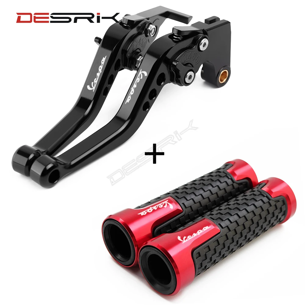 Высококачественные ручки для мотоцикла + короткий рычаг сцепления тормоза Vespa GTS