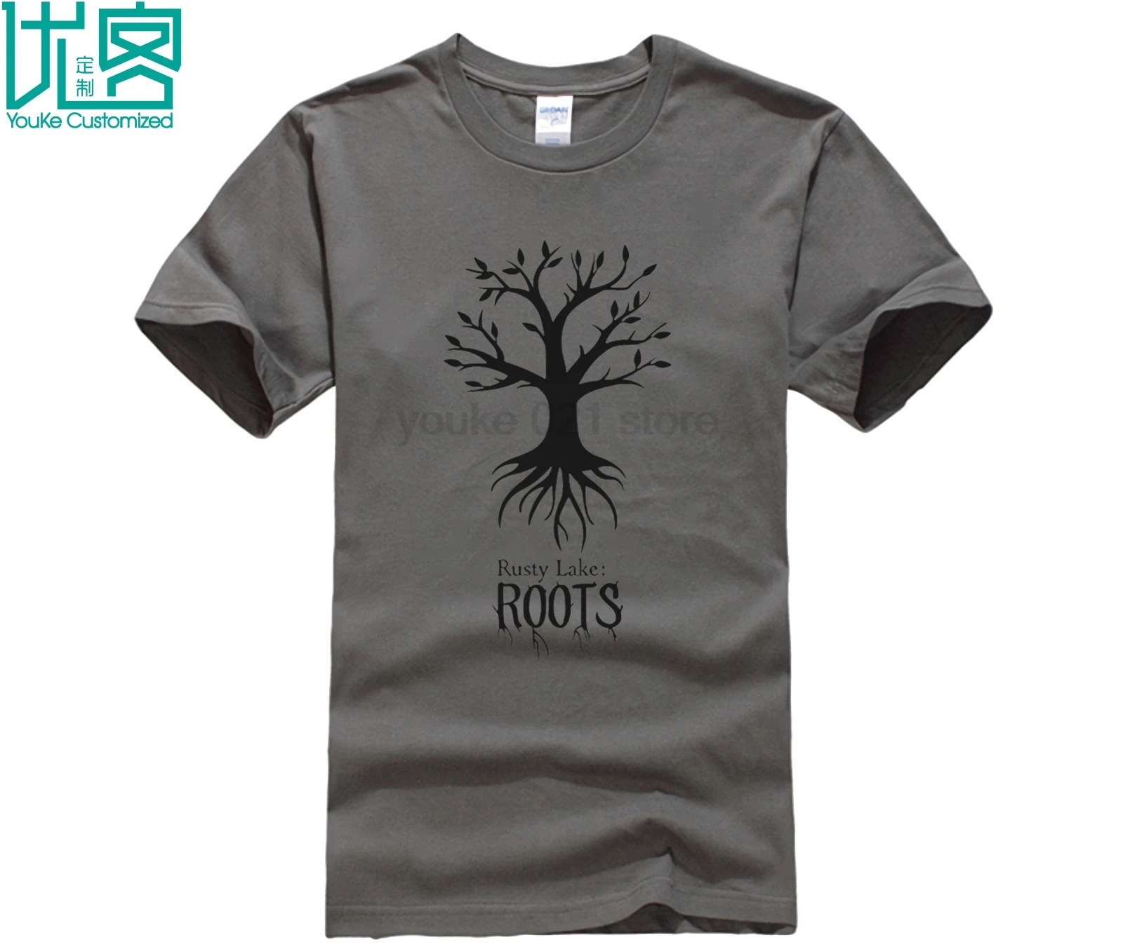Rusty Lake Roots Games модная футболка мужская флок печать индивидуального логотипа