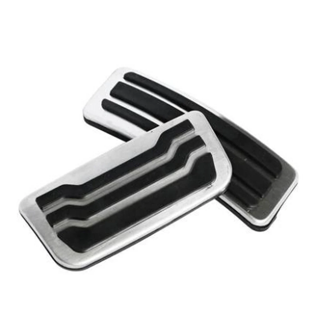 Педали тормоза акселератора из нержавеющей стали декоративные наклейки для Ford