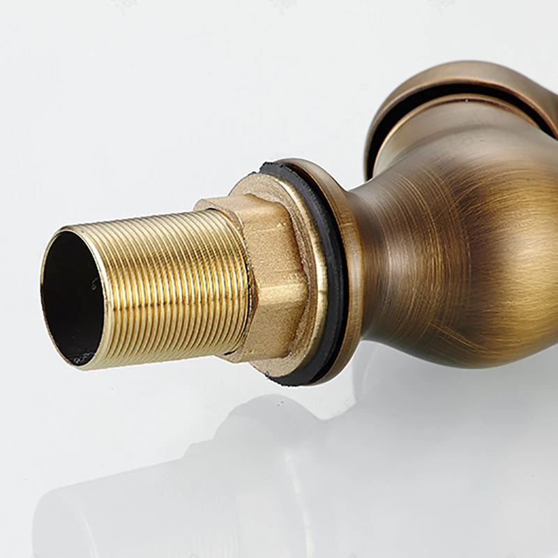 Новое поступление Поворот на 360 градусов античный латунный кухонный кран с одной