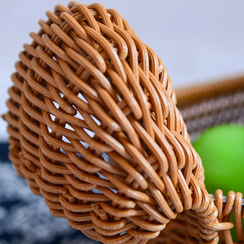

Creative Squirrel Storage Basket Animal Rattan Woven Storage Basket Fruit Basket Snack Basket