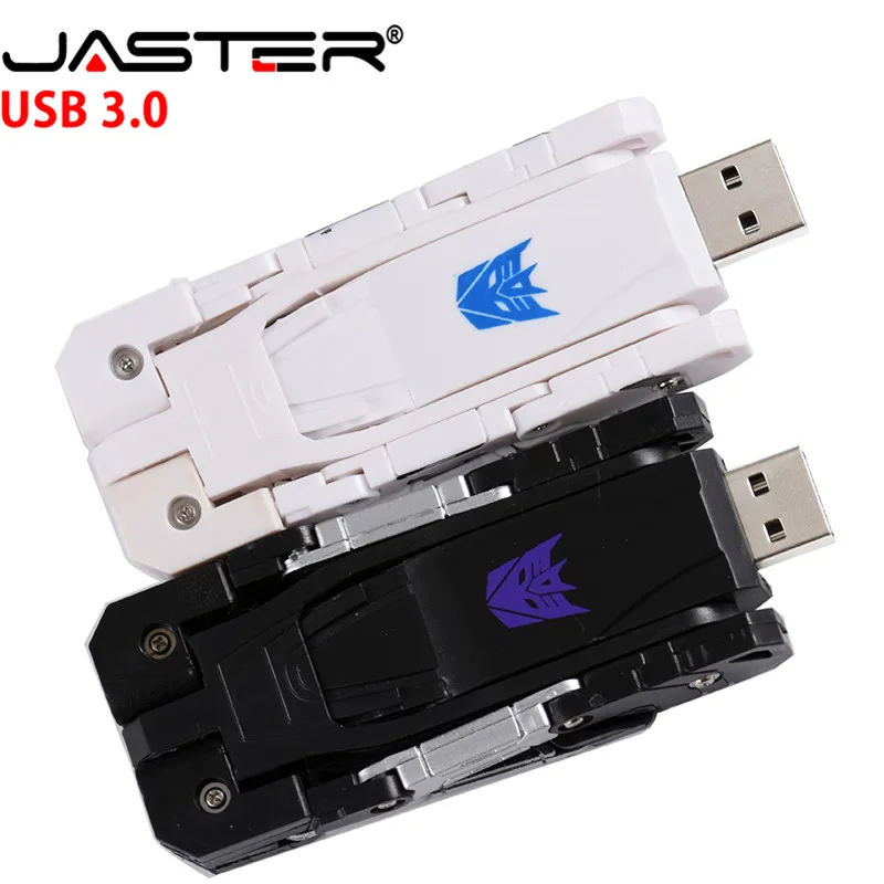 JASTER горячая Распродажа U диск 32g специальное предложение мультяшный персонаж USB 3,0 16g крутой трансформационный робот подарок U диск 64G