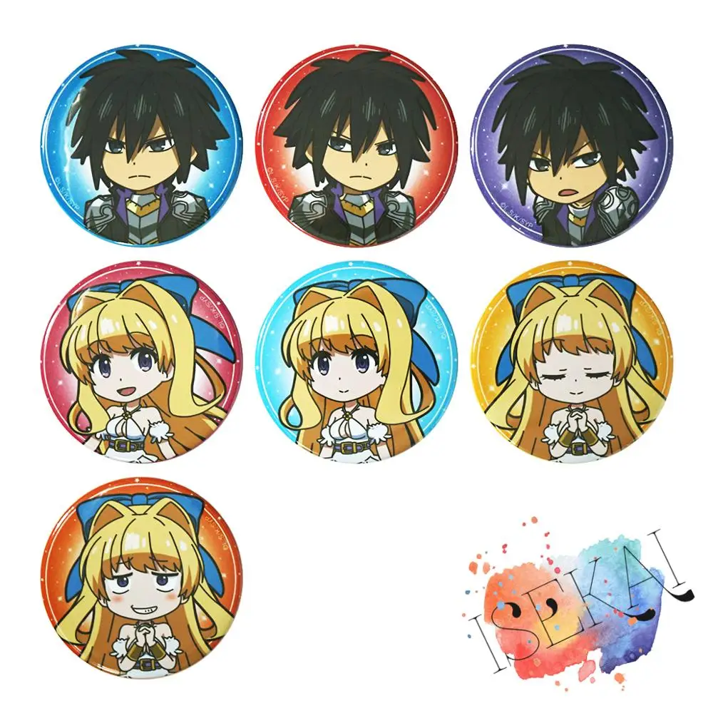 Осторожно герой: Герой чрезмерно силен но осторожно значок аниме Seiya Ryuguin Ristarte