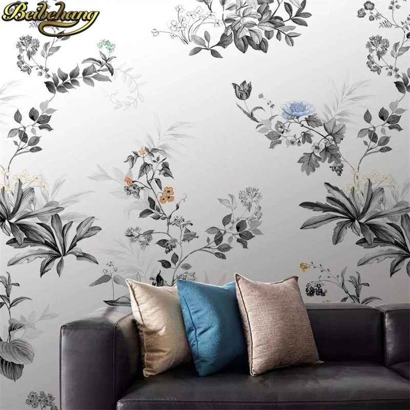 Фотообои beibehang на заказ с изображением птиц фоны неограниченная строчка цветы