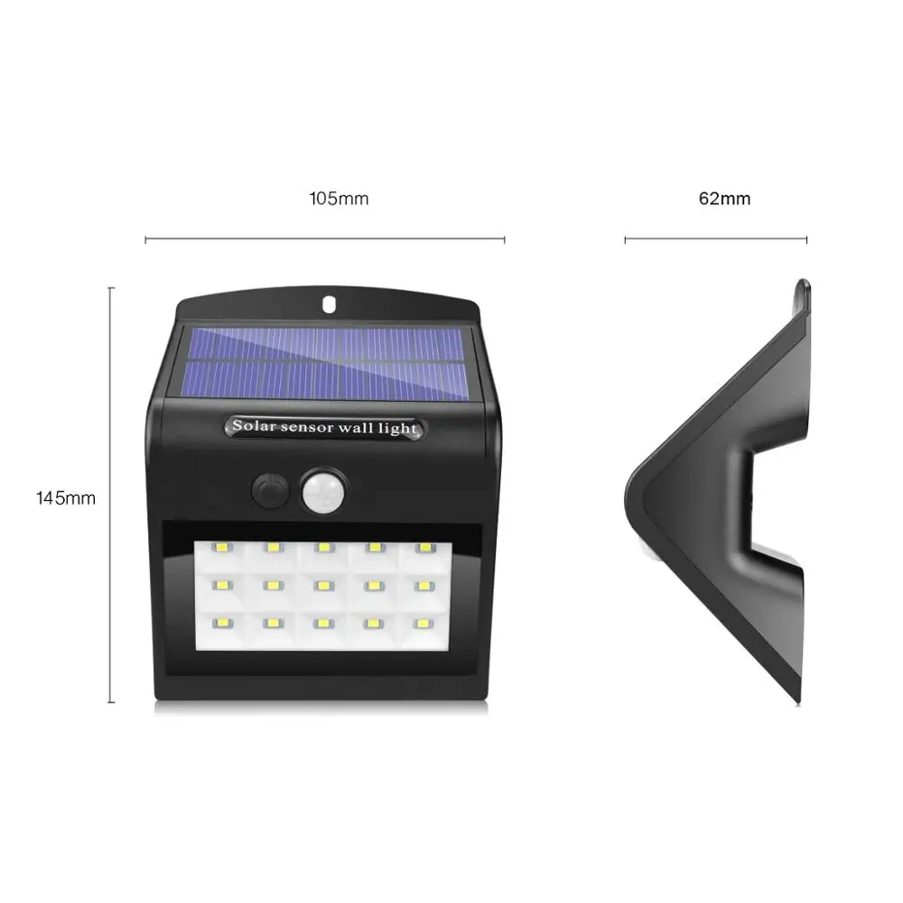 Светодиодная лампа с датчиком движения ночной Светильник ильник на солнечной
