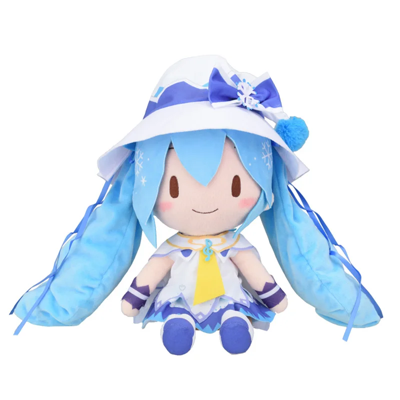 Предварительная продажа VOCALOID Snow Miku 2014 аниме фигурки мягкие игрушки плюшевые