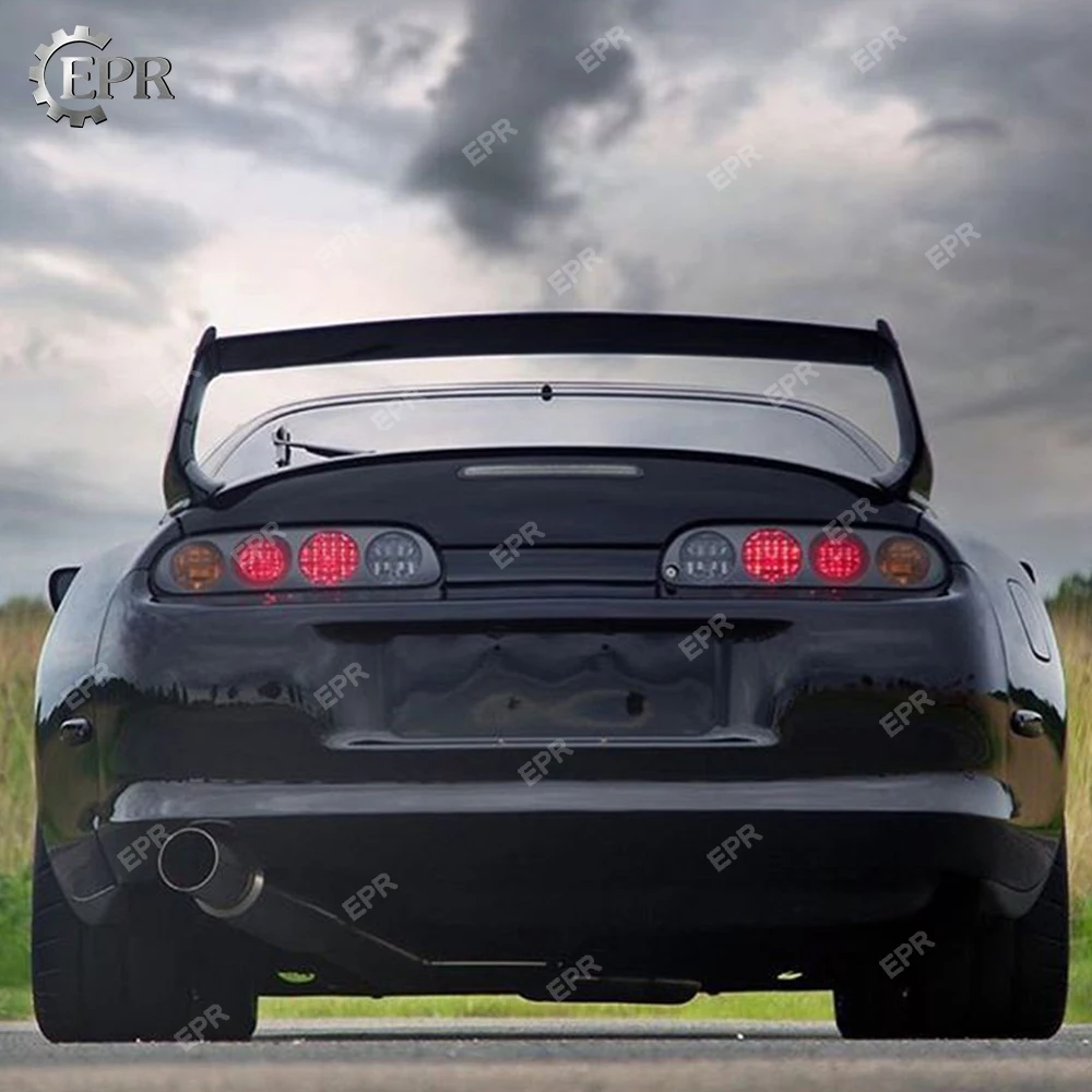 Углеродное волокно крыло губы для Тойота Супра MK4 1993 1998 JZA80 TR Style задний спойлер (с
