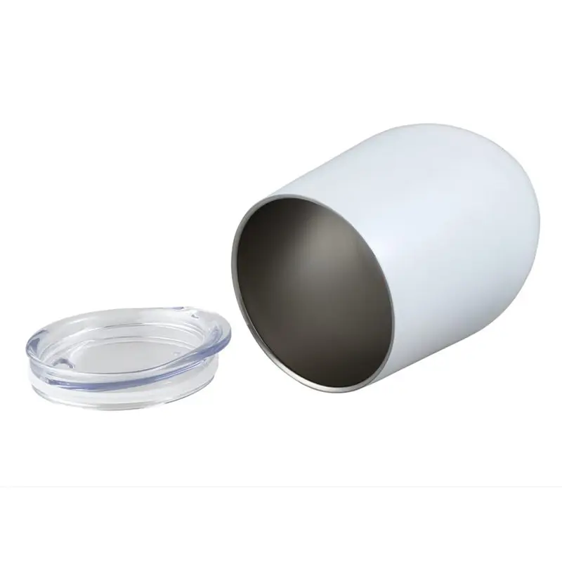 Бокал винный из нержавеющей стали 12 унций вакуумная изоляция с крышками двойная