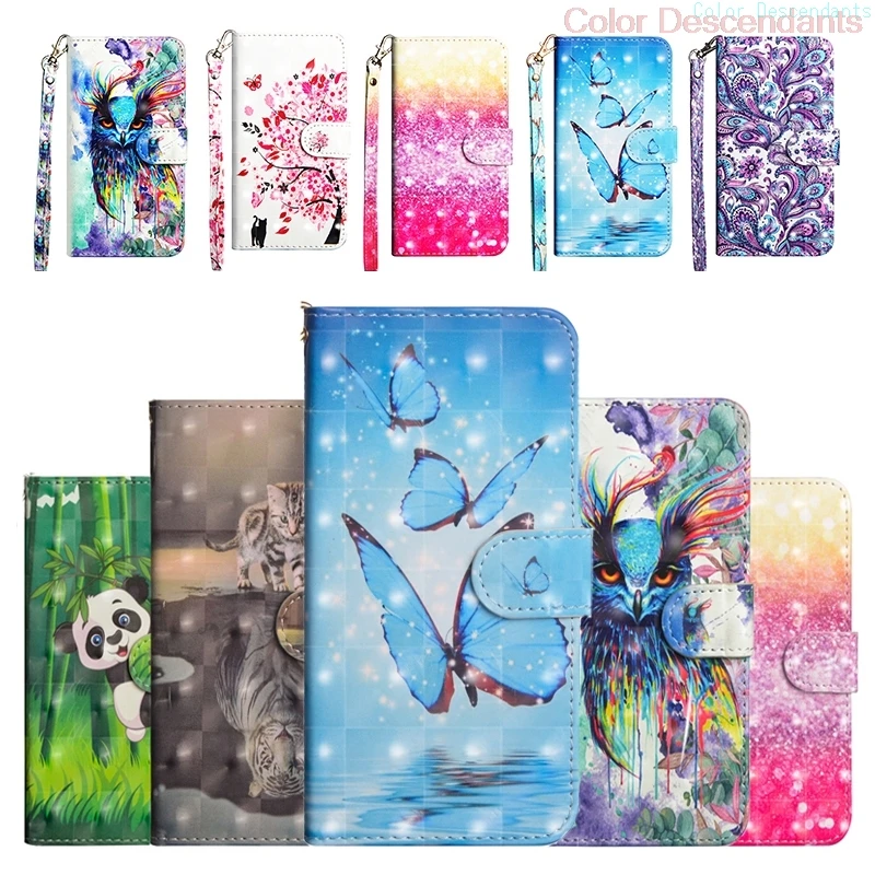 Чехлы для телефонов чехол s nokia 3 с двумя sim-картами флип-кошелек кожаный TA-1032 TA-1020