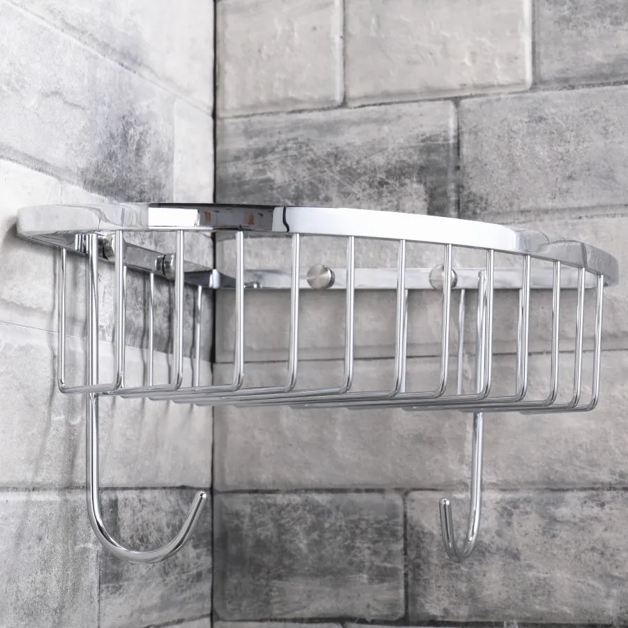 Угловая полка для ванной комнаты полки из нержавеющей стали настенная угловая