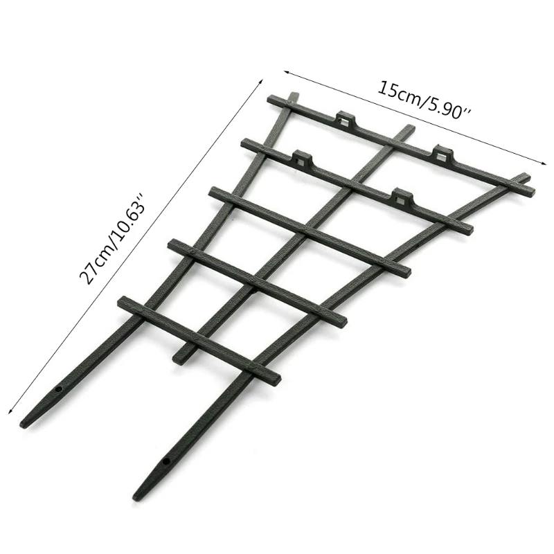 

H051 2/6/12 Pcs Garden Mini Climbing Trellis DIY Plastic Superimposed Potted Plant Support Trellises for Plants Vines