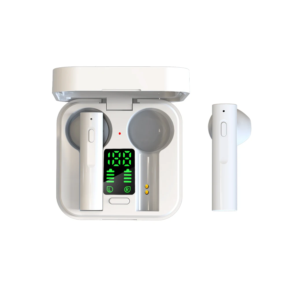 

2020 NEW TWS Earphones Bluetooth 5.0 Solar Charge Mini Earbuds Stereo LED Sport Gaming Wireless Headset for IOS Android Phones