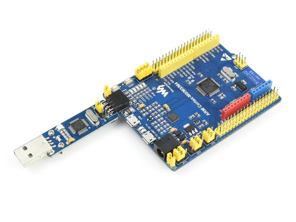 Макетная плата STM32 STM32F411RET6 ARM Cortex M4 XNUCLEO-F411RE поставляется с ST LINK V2 совместимая