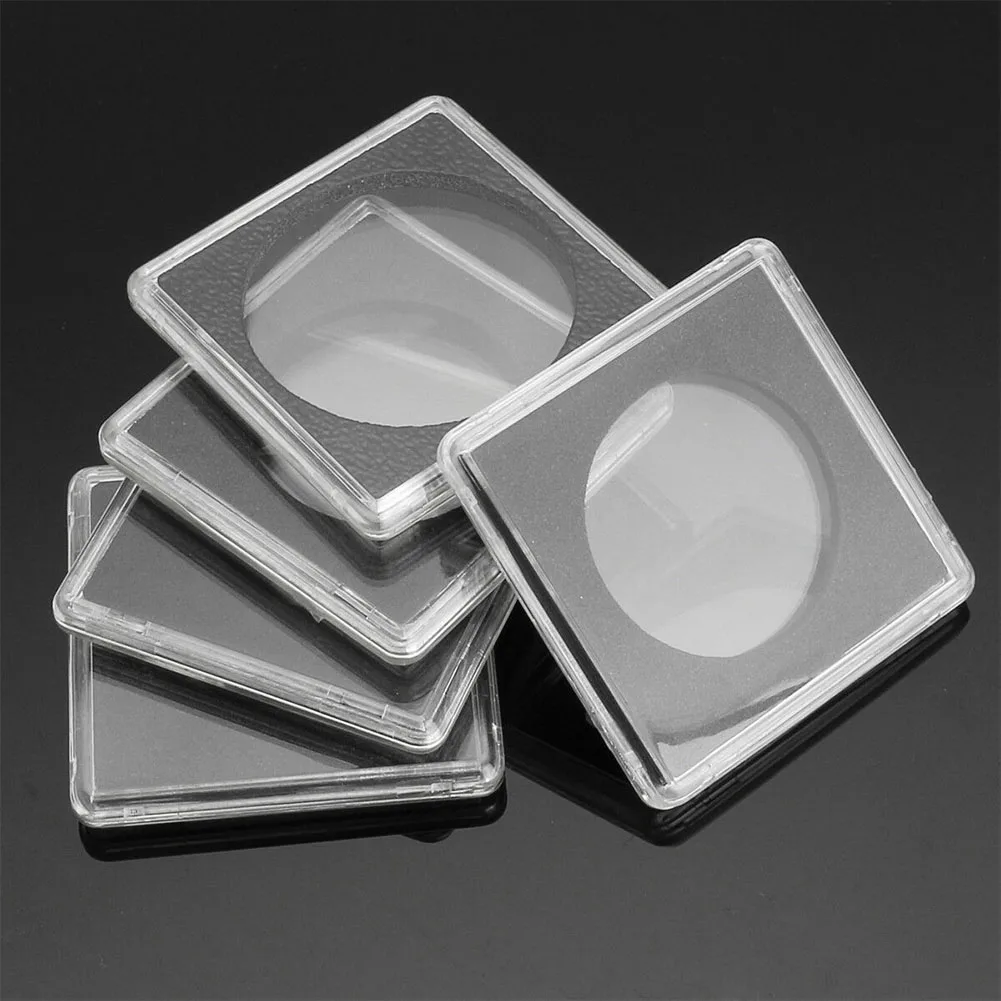 10 шт. коллекционный чехол от царапин коробка для хранения капсул монет контейнер