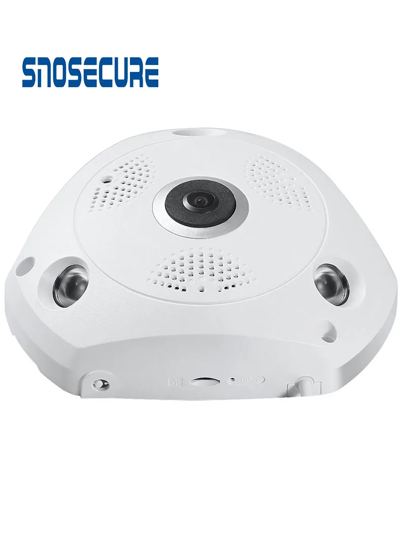 SNOSECURE 3MP IP Camera 3G 4G GSM SIM Wireless IP Camera IR-CUT Night Vision CCTV Video Surveillance Onvif Cameras Fisheye 360°