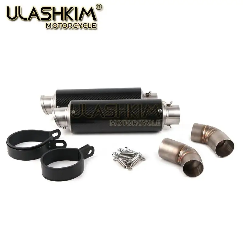 Глушитель выхлопной трубы для мотоцикла выхлопная труба из углеродного волокна