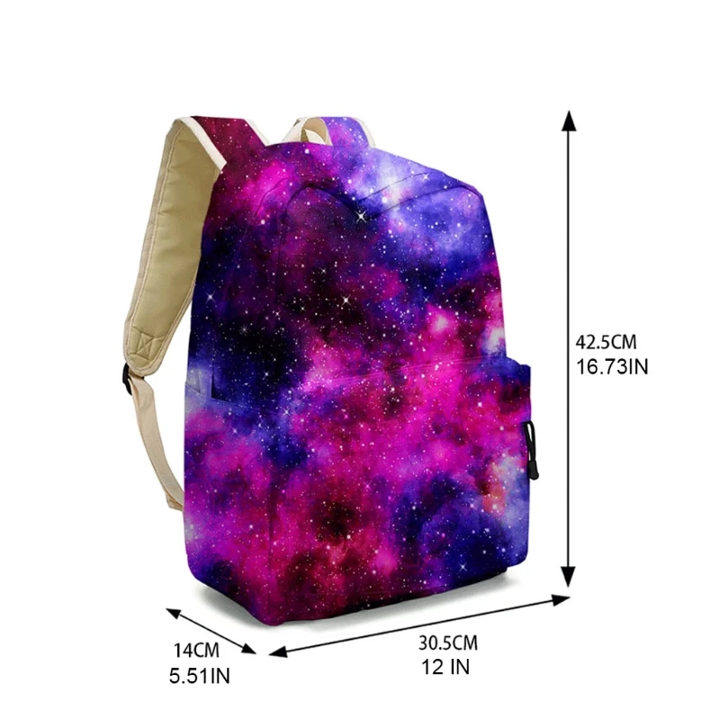 

066F Women Backpack Fashion Pattern School Bookbag Travel Daypack for Teenager Girls
