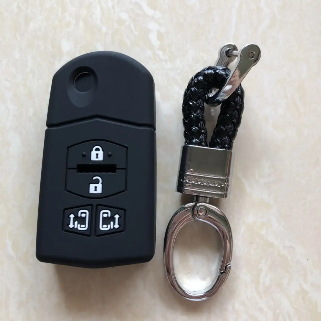 Без ключа автомобиля чехол для ключей Мазда MPV Субару Outback 2004 2006 6 раздвижные двери