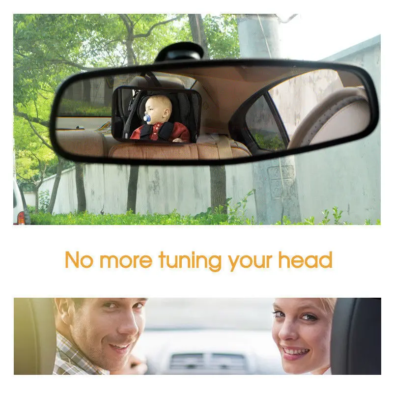 360 Degree Adjustment Car Rearview Mirror Baby Safety Adjustable Rear Seat For Babies Kids Accessories A30 | Автомобили и