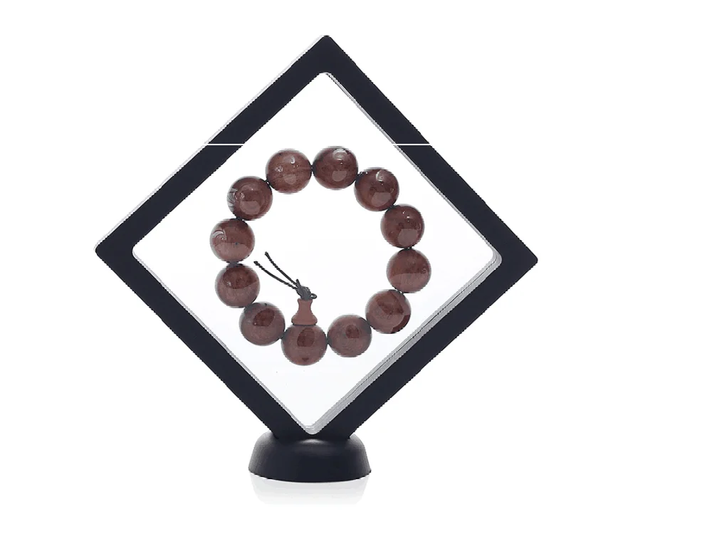 Прозрачный дисплей для ювелирных изделий подвесной плавающий держатель чехол