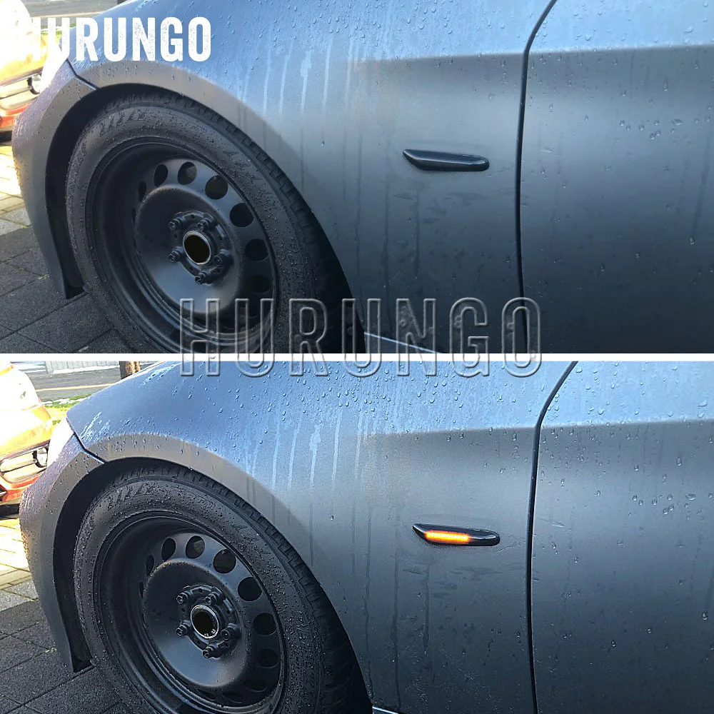 Светодиодный динамический боковой маркер указатель поворота лампа для BMW E90 E91 E92