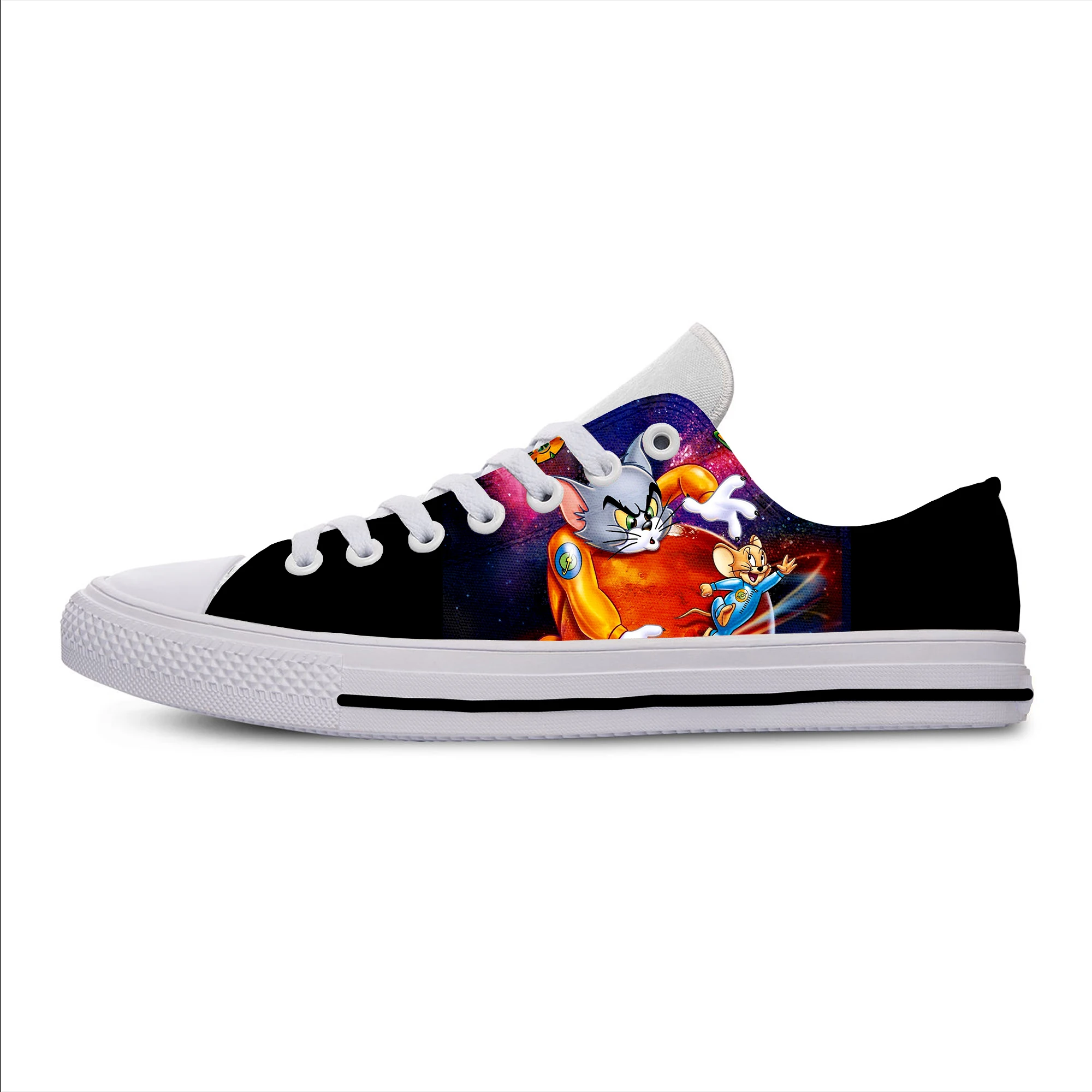 Новинка 2019 года модные удобные кроссовки TOM &amp JERRY Повседневная дышащая легкая
