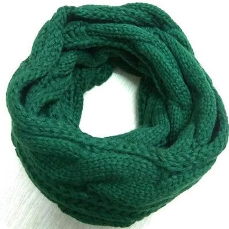 Теплый вязаный шарф шаль Helisopus толстый теплый хомут в Корейском стиле для осени и