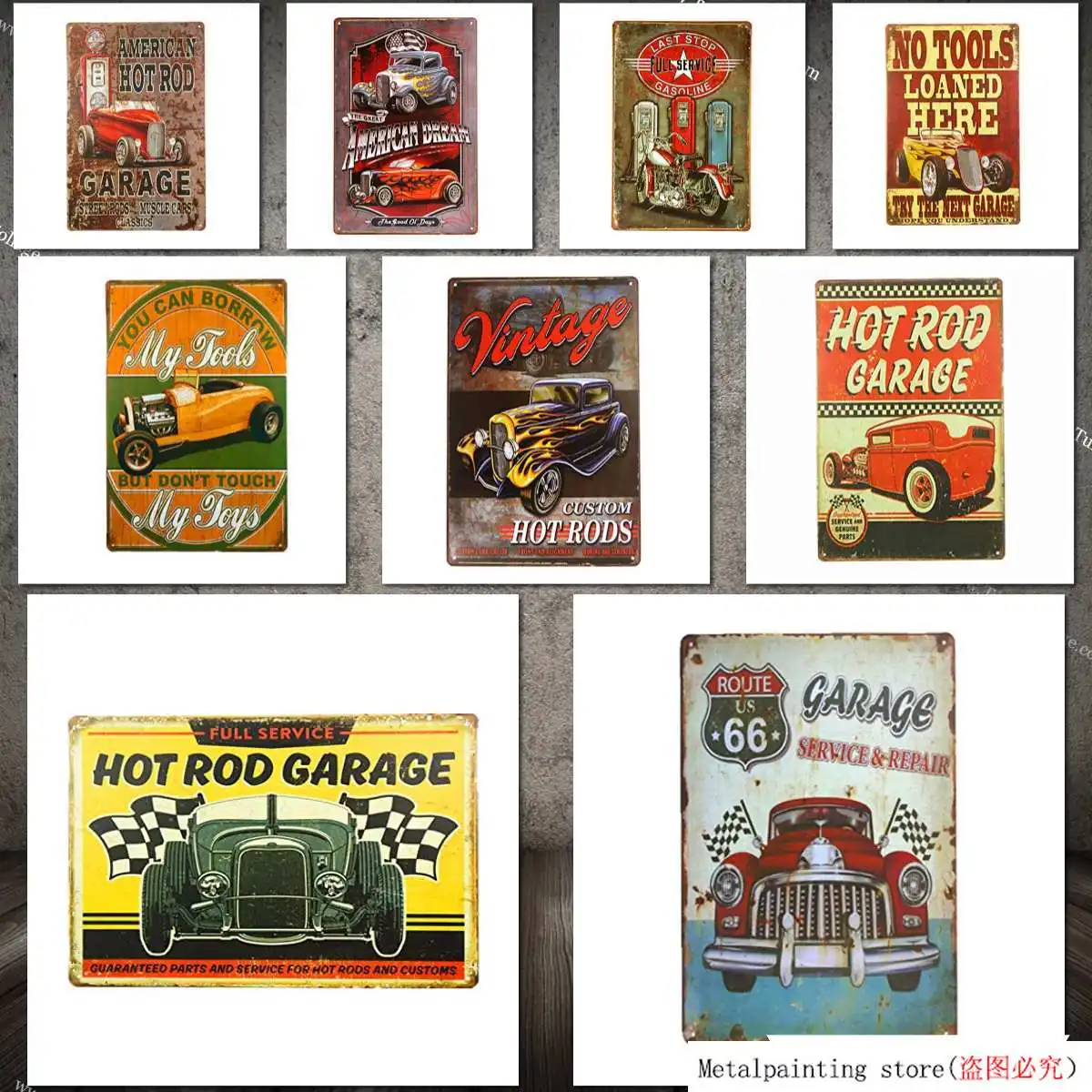 Ремонтные услуги и оригинальные детали в стиле ретро винтажный декор