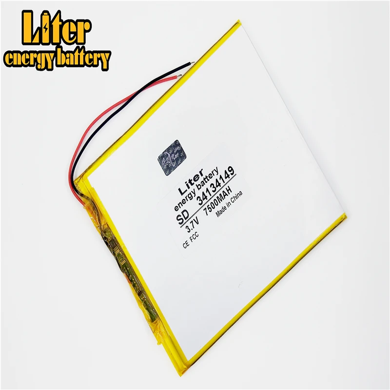 34134149 35135150 3 7 V 7500MAH полимерный литий-ионный литий-ионная аккумуляторная батарея