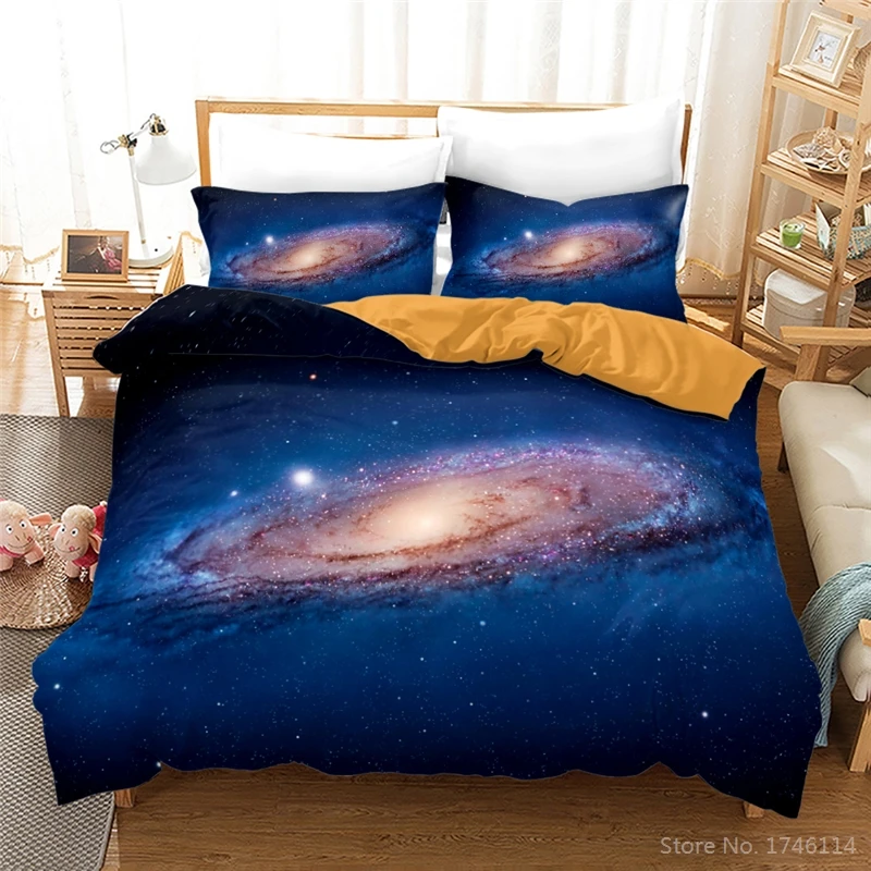 Вселенная космического пространства Galaxy 3D печатных постельное белье