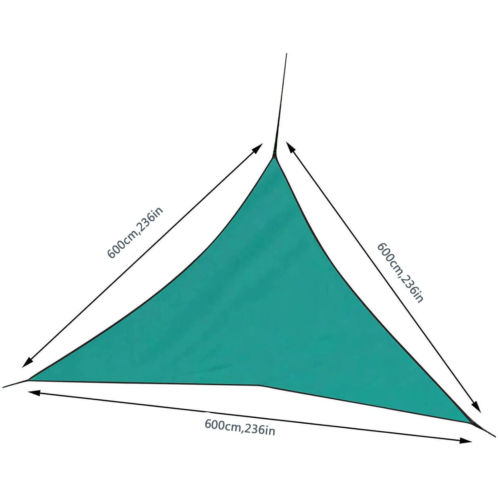 

Summer outdoor waterproof and UV shade sail 300D Oxford cloth shade canvas garden terrace canopy camping sun shelter