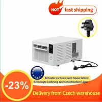 1100w desktop ac air conditioner 220v coldheat dual use 24 hour timer with remote control led control portable air conditione