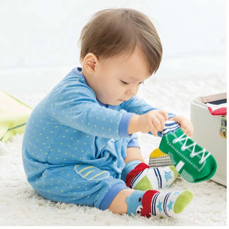 

Хлопковые мужские и женские детские носки детские противоскользящие носки милые Мультяшные детские носки