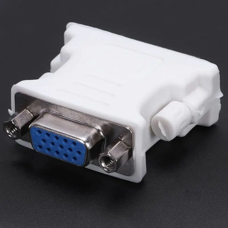 DVI мужской адаптер (DVI D 24 1) к женскому VGA (15 pin)|Компьютерные кабели и разъемы| |