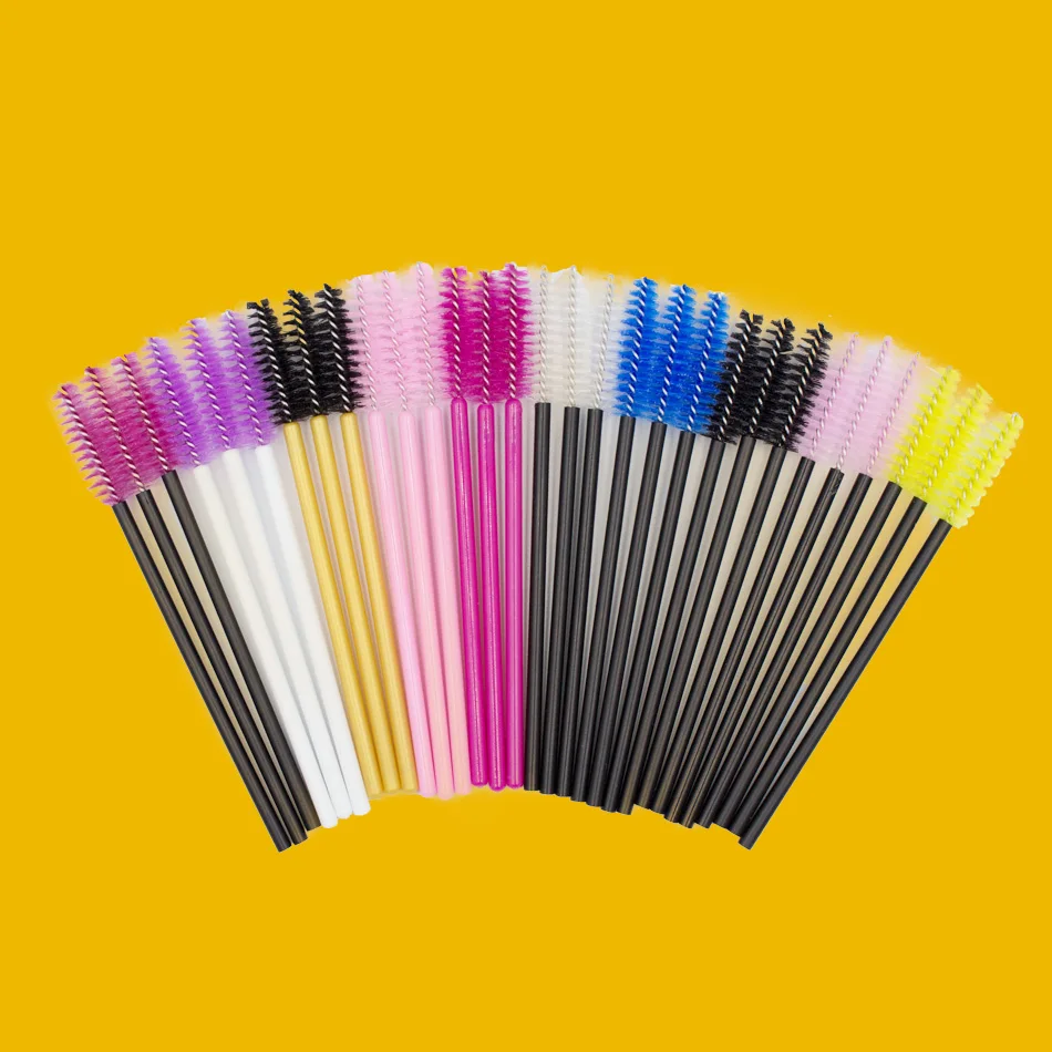 Одноразовая щетка для ресниц 50 шт. набор кистей макияжа Мини Тушь аппликатор